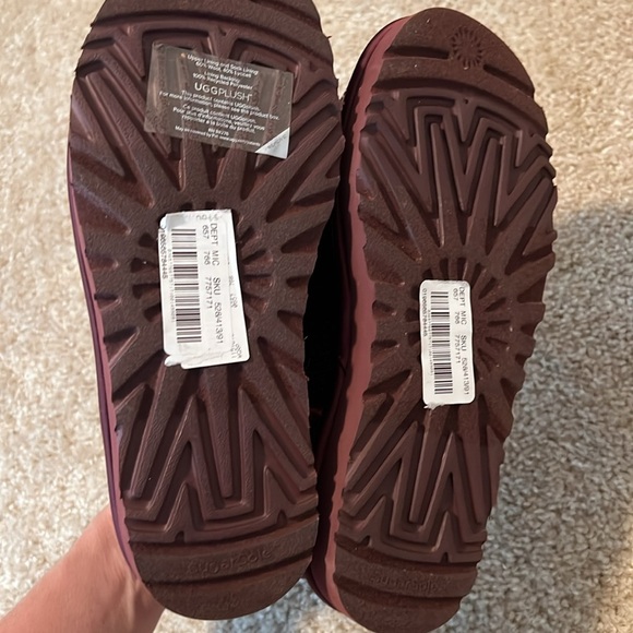 Ugg classic ultra mini mirror ball sequin cold weather bootie boot wild grape - Picture 6 of 6